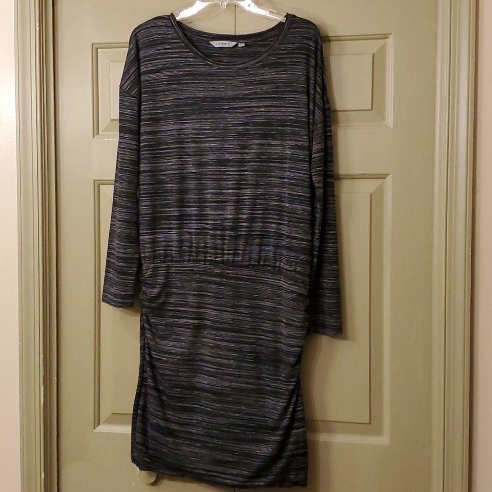 Athleta black and white Avenues dress NWT
